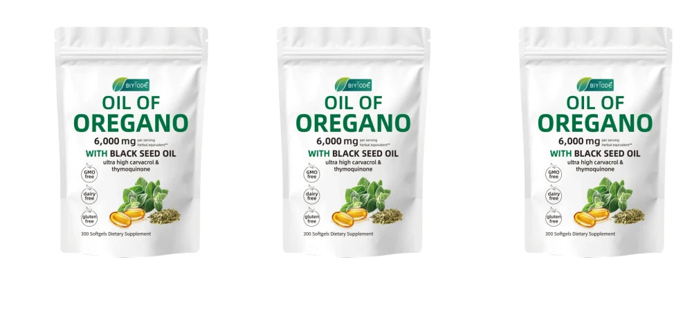 Oregano Oil Black Seed Oil Softgels